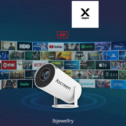 X screen portable projector