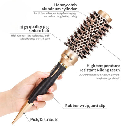 LuxeFlow Thermal Round Brush
