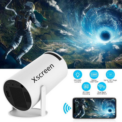 X screen portable projector