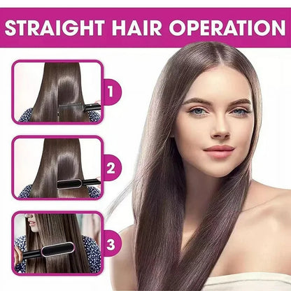 Professional Electric Hair Straightening Brush Advanced Technology for Perfect Hair!
