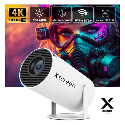 X screen portable projector